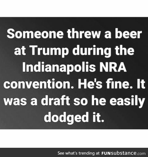 A new meaning for Draft Dodger