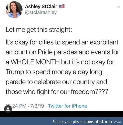 Expensive parade