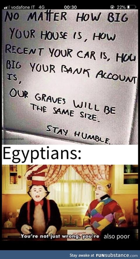 Egyptians were living the good life