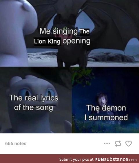 Opening to the Lion King
