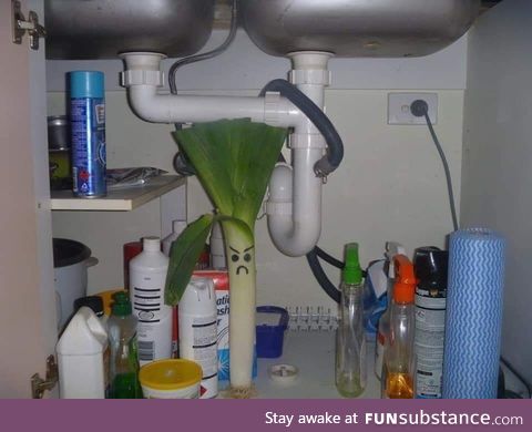 We have an aggressive leak under the sink
