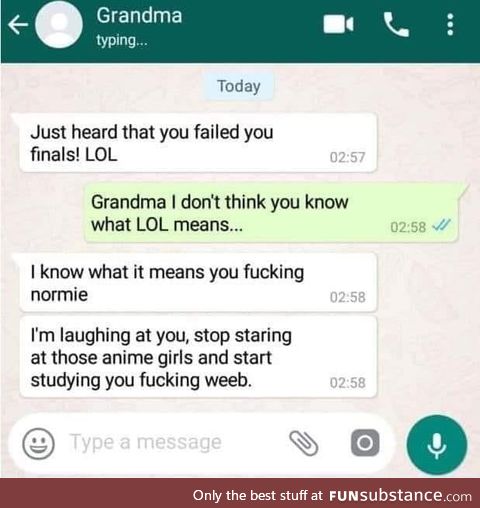 Thx granny