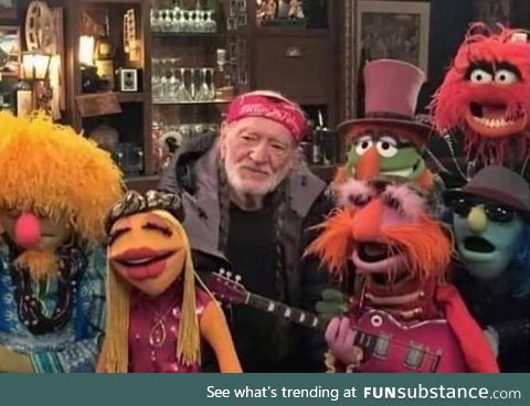 Somehow Willie Nelson looks the least stoned