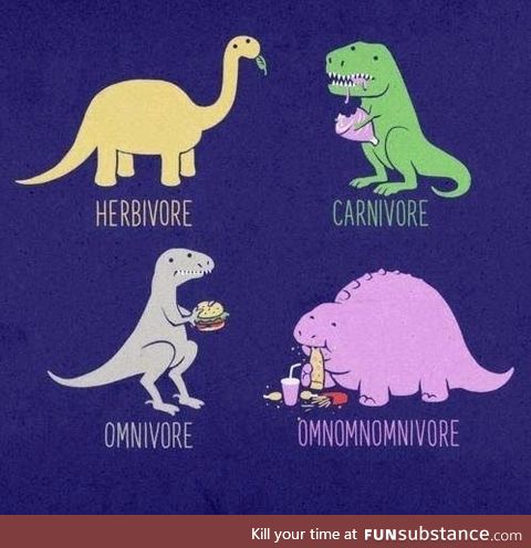 Different types of dinosaurs