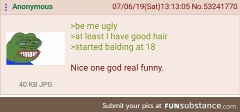 Anon is ugly