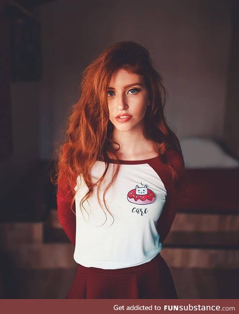 Natural beauty of redhead