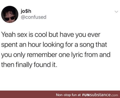 Finding a song&gt;Sex