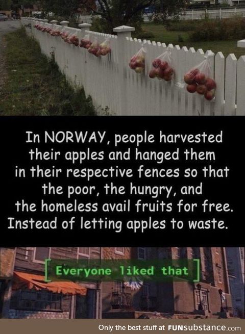 Paying it forward, Norway Style