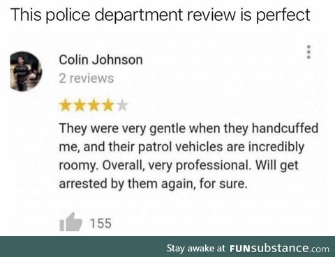 This police departments review