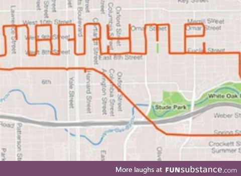 Man Takes Girlfriend on a Tough Twisty 15 Mile Bicycling Path That Spelled Out