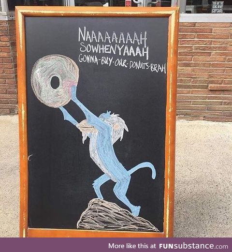 And the award for best donut shop ad goes to.