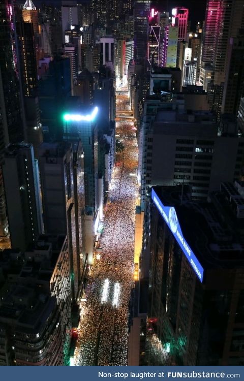 After protesting from day to night, HK government released a statement at midnight