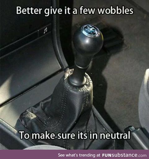 As anyone who drives a manual can agree to this
