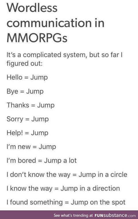 Jump jump jump jump jump