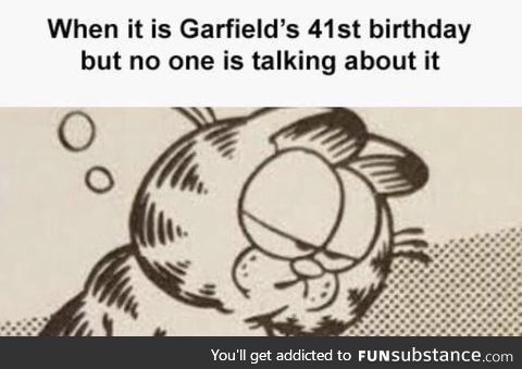 Happy birthday Garfield!