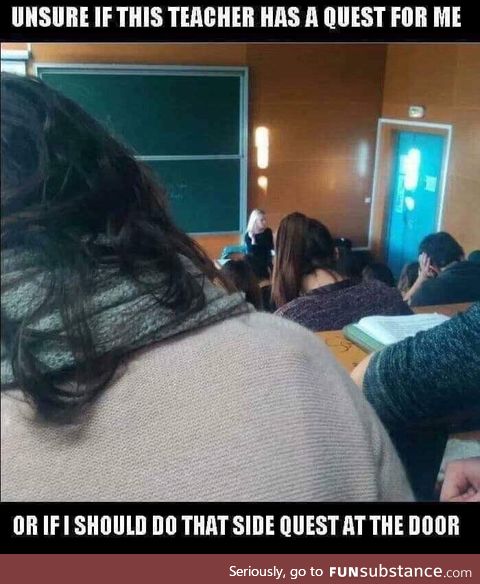 Side quests always first!