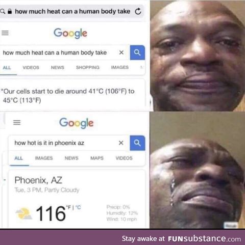 Better use those tears to keep hydrated