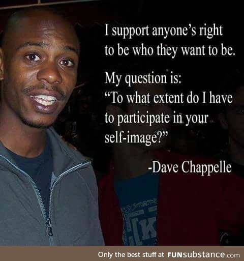 Dave on your right to be yourself