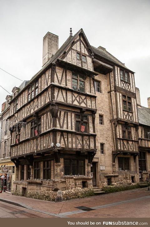 This beautiful home was built between 1300 and 1400. Bayeux normandy France