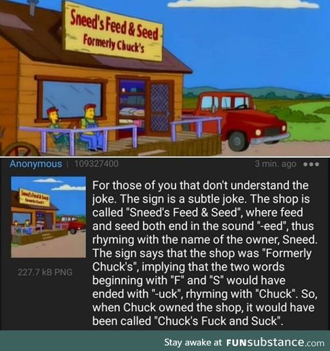 Anon explains a Simpsons joke