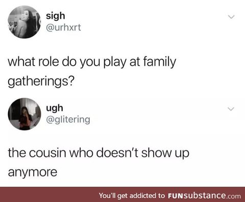 Family gatherings suck