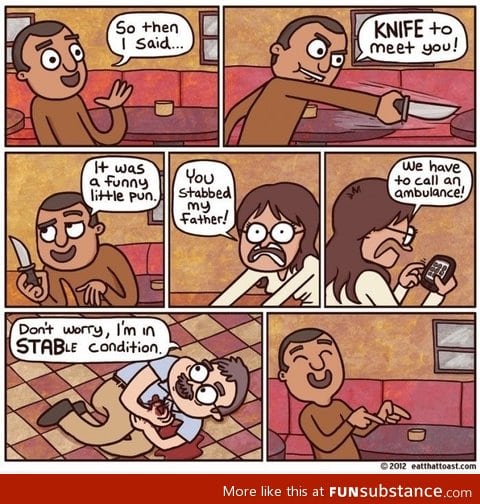 A knife comic