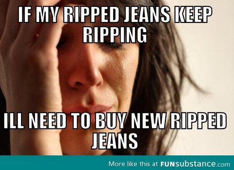 Ripped jeans