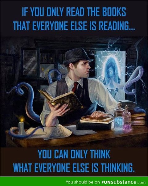 If you only read popular books