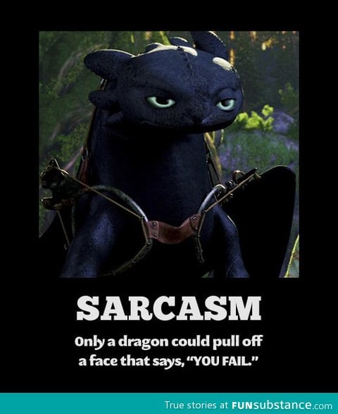 Only a dragon could pull off that face