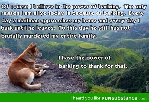 Power of barking