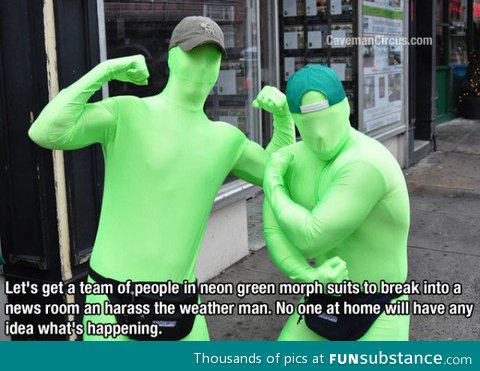 Greenman prank