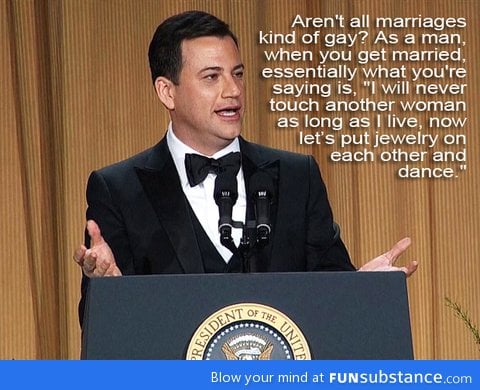 Jimmy kimmel on gay marriage