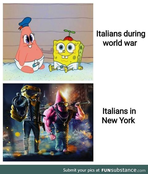 Things change, huh?