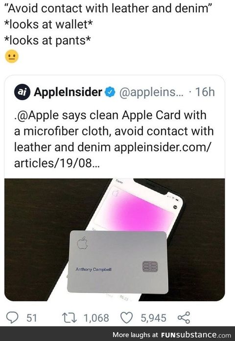 Apple Microfiber Pants Sold Separately... (for $9,999)