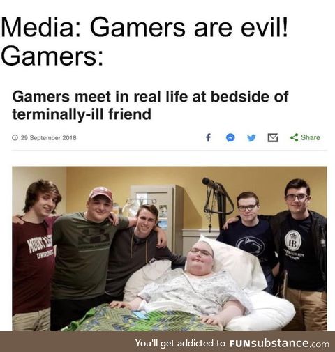 Gamers are good people not killers :)