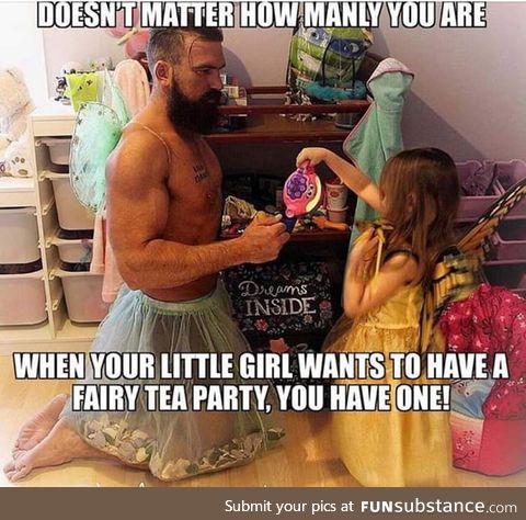 Fairy tea parties are always on the table