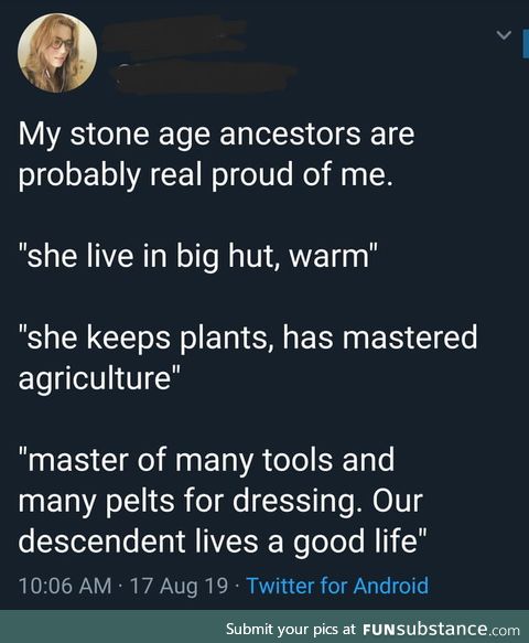 Proud ancestors