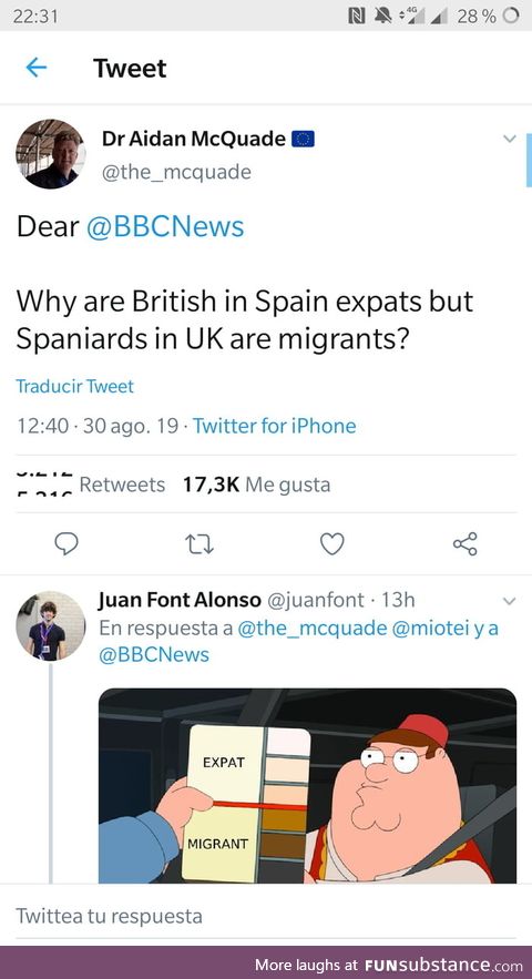 Migrant or expat?