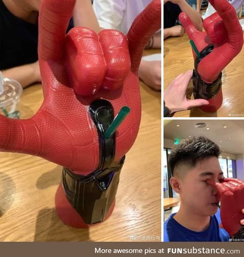 This Spiderman cup