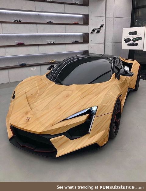 This is beautiful wooden luxury car