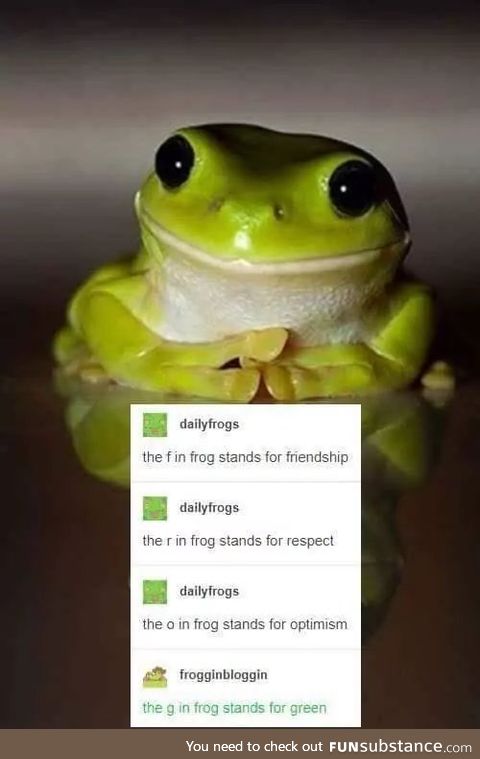 Sometimes frogs are brown