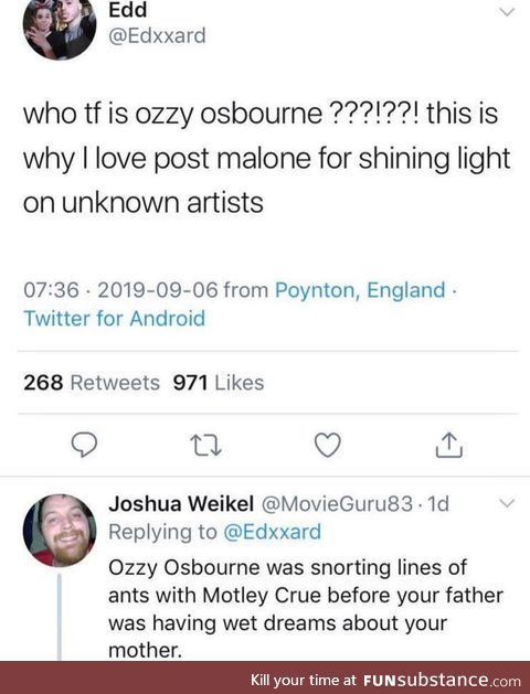 Who is ozzy osborne?