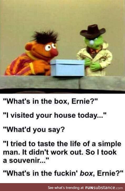 Sesame Street is darker than I remembered