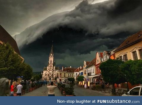 So there was a storm in my town