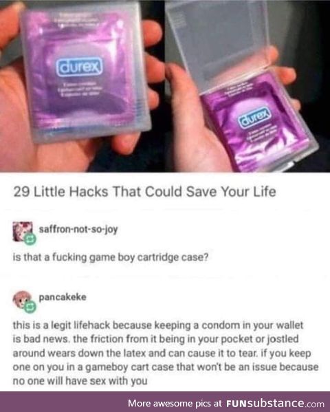 A life hack that finally make sense