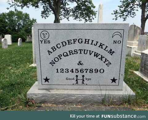Gravestone of Elija Bond, Inventor of the Ouija Board