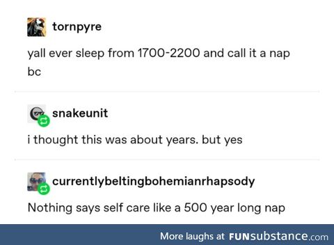 When you love sleep