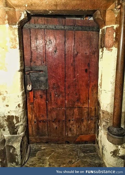 The oldest door in Britain. Hidden away in Westminster Abbey. Just under 1000 years old !