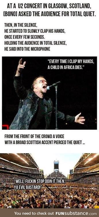 Bono you did it again!