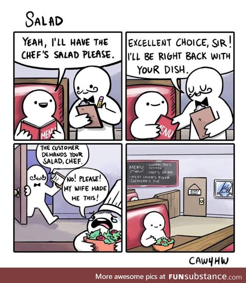 Hey, at least is isn’t Caesar’s